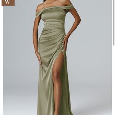 Sage Green Bridesmaid Dress. New. Website Refused To Return The Dress Size Too Big. Sage Green Bridesmaid, Green Bridesmaid Dress, Hacienda Wedding, Sage Green Bridesmaid Dress, Green Bridesmaid, Bridesmaid Dress Colors, Green Bridesmaid Dresses, Straight Neckline, Halloween Wedding