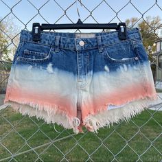 Free People Regular/Low Rise Cut Off Denim Shorts Size: 26 Color: Denim “Dip Dye” Bleach Wash Brand New With Tags Super Cute Color! Bleached Cutoff Bottoms, Trendy Bleached Cutoff Bottoms, Faded Cutoff Jeans For Summer, High Rise Faded Jeans For Summer, Trendy Bleached Jeans For Summer, High Rise Bleached White Bottoms, White High Rise Bleached Bottoms, High Rise White Bleached Bottoms, Spring Bleached Cutoff Bottoms