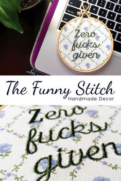 the funny stitcher handmade cross - stitch pattern has been featured for many years