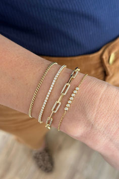 Our demi fine braclets are perfect for everyday wear! Stack them up for the ultimate look Everyday Jewelry, Bracelet Stack, Be Perfect, Everyday Wear, Bracelet, How To Wear