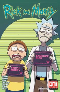 rick and mort comic book cover