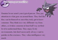 an image of a cartoon character with the words pokemon - personaities written in it