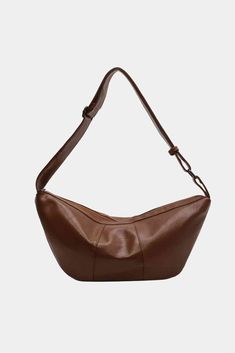 Type: Shoulder bag
Bag size: Medium
Pattern type: Solid
Material: PU leather
Imported
Product measurements: 15.7*2.4*8.3 in Blue Zones, Leather Sling Bag, Medium Sized Bags, Burnt Umber, Brown Bag, Essential Bag, Bag Bag, Blue Bags, Sling Bag