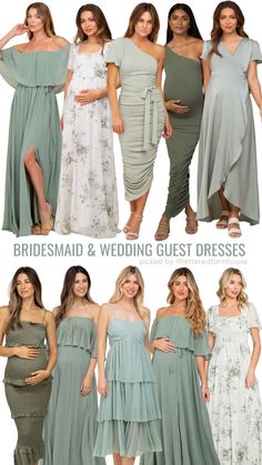 Green Maternity Bridesmaid Dress, Mother Of The Bride Sage Green, Sage Wedding Guest Dress, Wedding Green Bridesmaid Dresses, Sage Green Maternity Dress, Pregnant Bridesmaid Dress, Dress To Wear To Wedding