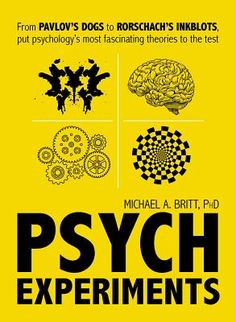 the book cover for psych experiments