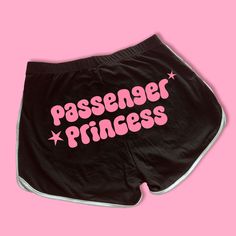 Passenger Princess Shorts | Cute Dolphin Shorts | Y2K Shorts | Cute Shorts | Funny Shorts | Y2K Shorts | Lounge Shorts | Comfy Shorts to Lounge in! Actual item may be lighter/darker than pictured. M A T E R I A L S - 95% Cotton / 5% Spandex - Available In Sizes S-L S I Z I N G - Size chart is available on our listing photos. S H I P P I N G  &  P R O D U C T I O N  T I M E - Production Time is 5 Business Days. (May be delayed during the Holiday Season) - Shipping Time is 2-6 Business Days. (May Shorts With Writing On The Back, Funny Shorts, Dolphin Shorts Anime, Y2k Bottoms With Built-in Shorts For Summer, Short Shorts, Dolphin Shorts Outfit, Y2k Jean Shorts With Built-in Shorts For Summer, Tiny Shorts, Silly Shirt