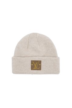 Nothing says fashion and function quite like our Upcycled LV Classic Baby Beanie! Made with 97% recycled polyester and 3% spandex, and topped with upcycled Louis Vuitton materials, this one-size-fits-most beanie is the perfect way to head out in style with mom and dad! Disclaimer: Embellish Your Life is not affiliated or associated with Louis Vuitton or Gucci or its subsidiaries. We buy authentic, vintage, pre-owned designer material obtained legally from the second-hand market and add our desig Trendy White Beanie One Size, Trendy Adjustable White Beanie, White Outdoor Beanie Cap, White Beanie For Streetwear, Trendy Warm White Beanie, Trendy White Beanie, White Casual Beanie For Outdoor, Trendy Fitted White Beanie, White Fitted Warm Beanie