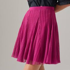 Size 2x Pink Anthropologie Maeve Juliette Tulle Mini Skirt. With Touches Of Tulle And An Oh-So-Dainty Silhouette, This Mini Skirt Lends Your Wardrobe A Festive, Feminine Twist. Nwt. - Polyester; Viscose Lining - Mini Silhouette - Pull-On Styling - Machine Wash Dimensions - Plus: 19"L Elegant Tiered Mini Skirt With Lining, Elegant Tiered Lined Mini Skirt, Elegant Pleated Tiered Tulle Skirt, Elegant Tiered Tulle Pleated Skirt, Elegant Pleated Mini Skirt For Spring, Elegant Mini Pleated Skirt For Spring, Elegant Mini Pleated Skirt For Summer, Elegant Stretch Pleated Tiered Skirt, Elegant Ruffled Flowy Skort