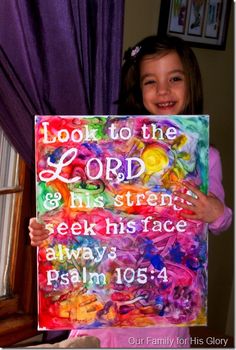 Stick letters & let the kid paint over them. Then peel the letters off. Stick Letters, Sunday School Crafts, Bible Crafts, Childrens Church, The Kid, Crafty Craft, Craft Time, Painting For Kids, Cute Crafts