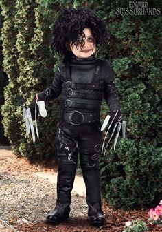 a young child dressed up as michael jackson