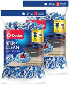 two bags of o - cedar cleaning products