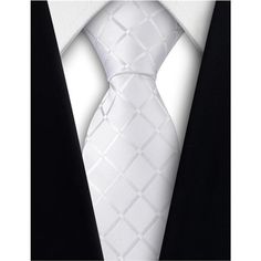 Condition: Fashion And High Quality Wedding Tie Size: 57x3.15x1.4 Inches (146x8x3.5 Cm) , Material: Silk , Package Include: Tie Nice Design: The Tie With A Nice Pattern And Fashion Element Design Will Make You Stand Out In Every Situation. Best Accessory And Gift: The Tie Is Comfortable To Wear And Touch, Which Is An Excellent Accessory Or Gift. White Fitted Tie For Black Tie Events, Fitted White Ties For Black Tie Occasions, White Business Ties, Classic White Tie For Wedding, Classic White Wedding Tie, Elegant White Tie For Groom, White Ties For Black Tie Events, White Standard Tie For Formal Occasions, Classic White Ties For Groom