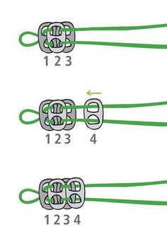 the diagram shows how to tie an object in order to make it look like they are connected