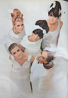 McCall's / December 1965 Welcome To The 60s, Fashion 1960s, 2000 Fashion, Swinging Sixties, Sixties Fashion, Brides Magazine, Mod Wedding