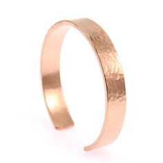 PRICES MAY VARY. 8 Inches in Circumference (length around wrist) – 6 ¾ inches of copper with 1 1/4 inch opening. Cuff adjusts to fit your wrist. Copper Thickness: 1.5mm, Width: 10mm or ½ inch. 100% UNCOATED SOLID COPPER - Allow to Patina for an Organic Antiqued Look. To restore shine, clean with ketchup. Apply with a soft toothbrush or cloth, gently scrub, then rinse thoroughly with warm water, and dry/buff with a soft cloth. A mild Copper or Brass cleaner can also be used (test first). Care Car Hammered Bracelet, Copper Jewelry Handmade, Bracelets Bangle, Copper Cuff Bracelet, Copper Cuff, Copper Rings, Copper Necklace, Copper Bracelet, Hammered Copper