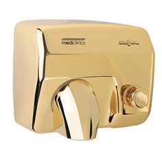 an image of a golden soap dispenser