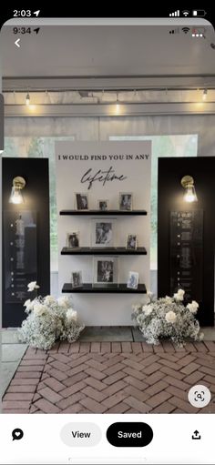 an image of a store display with flowers