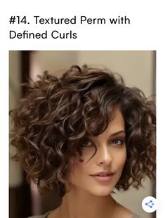 Curly French Bob With Bangs, Stacked Curly Bob Haircut, Chin Length Curly Hair, Short Permed Hair, Short Wavy Haircuts, Curly Pixie Haircuts, Hairdos For Short Hair