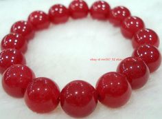 Store Categories Store Categories Other Charming! Natural 8/10/12mm Red Jade Gemstone Round Beads Bracelet AAA 7.5"M02 Product Description Product Description size(Approx): 8/10/12mm Quantity:  1 strand length:   7.5" Color: -- Clasp: -- &&&&: Sale the items does not include box. Payment Payment Policy&Shipping Policy We accept PayPal Please pay within 24 hours If no payment or contact is made with in 7 days item will be relisted. Thank YouPlease make sure the "Ship To" address you input in Payp Red Crystal Bracelet With 8mm Beads, Red Bracelet With 8mm Round Beads, Red Stretch Bracelet With 8mm Round Beads, Red Jade, Baby Knits, Jade Gemstone, The Ship, Beads Bracelet, Round Beads