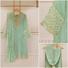 "Two piece 100% pure chiffon beautiful embroidered shirt with dupatta  length: 45\" dupatta fabric : chiffon" Pure Chiffon, Designer Suits, Embroidered Shirt, Elegant Dress, Desi, Dress Clothes For Women, Two Piece, Chiffon, Dress Outfits