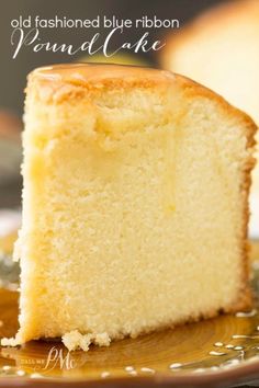 a close up of a slice of cake on a plate