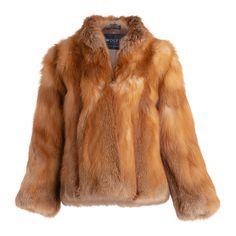 Canadian red fox Side pockets Hidden hook closure Fits true to size 26" long Style #5777 Made in Canada Dry clean by fur specialist only White Fluffy Coat, Fox Jacket, Cashmere Cape, Fox Fur Jacket, Black Tweed, Fox Fur Coat, Stunning Outfits, Red Fox, Long Style