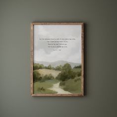 a painting hanging on the wall with a quote above it that reads, if you don't know what to do