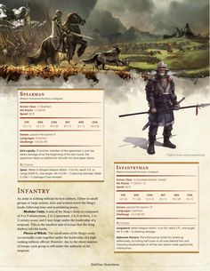 an image of a website page for the game, featuring a man in armor holding two swords