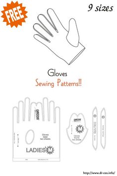 gloves with free sewing patterns and instructions