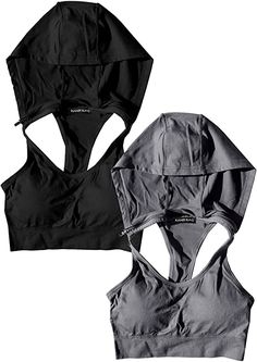 Runner Island Womens Sports Bra Hoodie High Impact Workout Tank Top Compression Unique Runner Gift at Amazon Women’s Clothing store Fall Fitness, Female Runner, Fitness Gift, Running Marathon, Yoga Crop Tops, Morning Jog, Swimming Sport, Womens Sports, Strappy Sports Bras