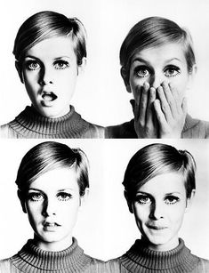 Twiggy Pixie, Mod Hairstyles, 60s Twiggy, Twiggy Makeup, Colleen Corby, 60s Aesthetic, Jean Shrimpton, Vidal Sassoon