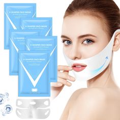 PRICES MAY VARY. 【Double Chin Mask: 】:Our lift mask helps lift and shape the chin area at the same time, lifting and defining the lower part of the face by stimulating and reducing fat deposits and fine lines in the applied area. 【Natural Ingredients】: The bloskin double chin mask contains hyaluronic acid, hydrolyzed collagen, aloe vera extract and other natural ingredients to moisturize and nourish the skin, tighten facial lines, and make the skin look new. 【Firming Skin】: V-type lift mask doub Neck Tightening, Collagen Mask, Silicone Masks, Aloe Vera Extract, Hydrolyzed Collagen, Double Chin, Facial Care, Skin Firming, Face Products Skincare