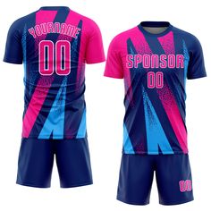 Order the jersey with special name & number you want from our shop, making a vibrant look on the field or daily life! Features: 1. Material: Made from 100% polyester wicking knit with 95% polyester / 5% spandex wicking pinhole mesh 2. Jerseys with sublimation printed name and numbers 3. Moisture-wicking fabric has spongy handle, good draping property and elasticity as well as good dimensional stability and wrinkle-resistance 4. Breathable & Quick-Drying 5. Athletic Cut & Exquisite stitching not Soccer Uniforms, Blue Football, Baseball Shirts, Logo Color, Sport Wear, Soccer Jersey, The Field, Tshirt Colors, Royals