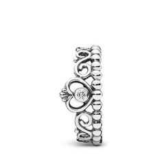 My Princess Stackable Ring, Clear CZ, Sterling silver, Cubic Zirconia - PANDORA - #190880CZ Pandora Rings Princess, Pandora Princess, Purity Ring, Pretty Accessories, Tiara Ring, My Princess, Princess Ring, Princess Tiara, Tiara Crown