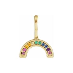 Indulge in beauty with our Multi-Gemstone Rainbow Pendant. This exquisite piece features a stunning array of multi-colored gemstones, set in a delicate and intricate design. Elevate any outfit with this luxurious pendant, a true masterpiece that embodies elegance and sophistication. Metal: 14k Yellow Gold | 14k White Gold | 14k Rose Gold Measurement: 14x10mm Pendant Elegant Multicolor Pendant Gemstones, Elegant Multicolor Gemstone Pendant, Yellow Gold Multi-stone Gemstones In Sterling Silver, Elegant Rainbow Diamond Jewelry, Multicolor Gemstone Pendant With Accents, Rainbow Multi-stone Diamond Jewelry, Rainbow Diamond Jewelry With Multi-stone, Multicolor 14k Gold Jewelry With Multi-stone, Elegant Rainbow Pendant Necklaces