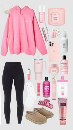 #preppy #pink #skincare #outfitinspo #cutefit #cutefits4u #girlie #fyppp #stanley #pls follow #followforafollow #4u #cutteeee outfit Outfits Leggins, Preppy Outfits For School, Preppy Inspiration, Preppy Summer Outfits, Trendy Outfits For Teens