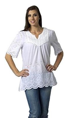 Bacci Clothing - Nelly, Peasant Blouse, Short Sleeve Button Front, Knitted... – Cities Fashion