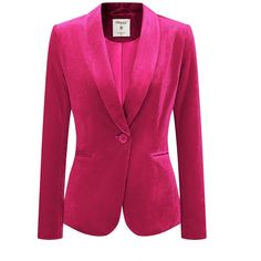 Make a casual day with this shawl-collar velvet jacket, textured and stylish. The blazer keeps things casual even at the office with button closure, a shawl collar, and fashion velvet fabric! This is classy and perfect for a working outfit. For effortless elegance, add this retro blazer is suitable for your daily wardrobe. This blazer is suitable for many occasions, such as Casual, Work, Business Meeting, Coffee Shop, Weekend, etc. This fashionable and trendy clothes for women can not only be wo Womens Tailored Suit, Womens Oversized Blazer, Working Outfit, Halloween Office, Spring Blazer, Denim Corset, Velvet Blazer, Trendy Clothes, Velvet Jacket