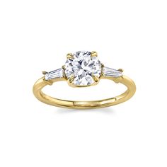 Classic Baguette Engagement Ring - Marrow Fine Old European Cut Engagement Ring, European Cut Engagement Ring, Wedding Stack, Marrow Fine, Baguette Engagement Ring, Traditional Engagement Rings, Bespoke Engagement Ring, Fine Diamond Jewelry, Classic Engagement Rings