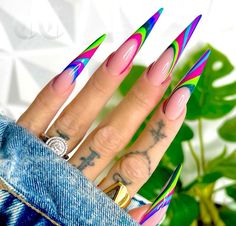 Acrylic Nail Designs Classy, Rave Nails, Kylie Nails, Acrylic Nails Stiletto, Stilleto Nails Designs, Tapered Square Nails, Edge Nails, Stiletto Nails Designs, Nail Designs Glitter