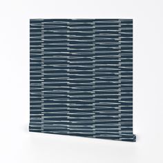 a blue wallpaper with white lines on it