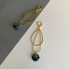 18k gold plated brass hooks with jasper and brass. 3 1/2 inches from top of hook. Gold Agate Drop Earrings, Gold Agate Teardrop Earrings, Gold Agate Earrings With Natural Stones, Gold Teardrop Agate Earrings, Gold Earrings With Natural Agate Stones, Handmade Jasper Gold Jewelry, Handmade Gold Jasper Jewelry, Gold Agate Earrings, Adjustable Gold Jasper Jewelry