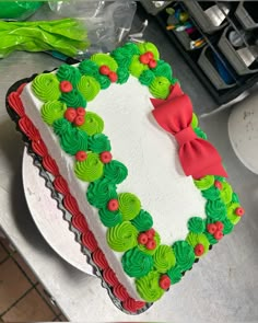 a decorated cake sitting on top of a counter