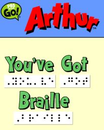 you've got braille on the cover of an advertise for arthrr