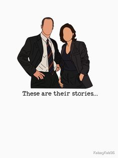 two people standing next to each other in front of a white background with the words, these are their stories