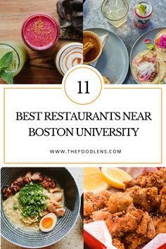 the best restaurants near boston university