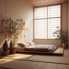 Japanese Bedroom Ideas Small Spaces, Japandi Small Bedroom, Japanese Bedroom Design, Japanese Style Bedroom, Japandi Bedroom, Japanese Bedroom, Japanese Home Design