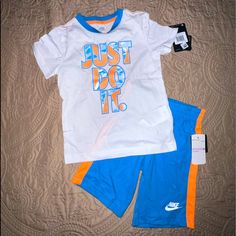 Size 6 In Boy’s New With Tags Ask If Any Questions:) Send Offers! Casual Orange Playtime Sets, Nike Blue Playtime Sets, Casual Orange Playwear Sets, Nike Suit, Baby Boy Nike, Fake Life, Stylish Kids Outfits, Kid Clothes, Nike Boy