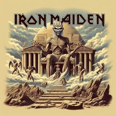 the cover art for iron maiden's album