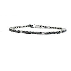 Cesar Black Diamond Bracelet, G H, White Diamonds, Tennis Bracelet, Top Tier, Black Diamond, Diamond White, Diamond Bracelet, White And Black